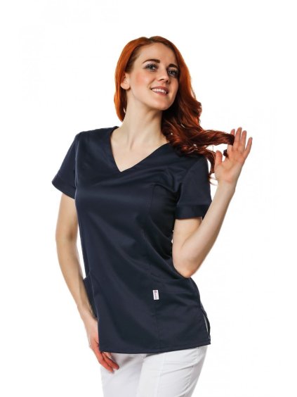 Zdravotnická košile VIKY SATTÉ Tmavěmodrá
