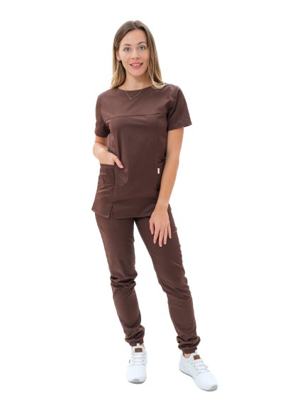 Zdravotnícka halenka Viva Čokoláda