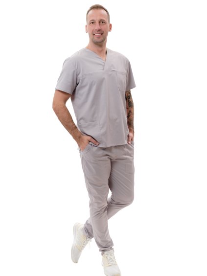 Zdravotnická košile DRAHOŠ Šedá