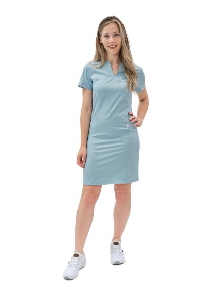 Zdravotnické šaty Mia SATTÉ® Blank Blue