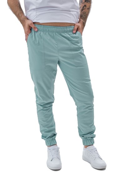 Zdravotnické kalhoty MAX SATTÉ Blank Blue