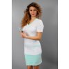 perlicka zdravotnicka kosela LADA LONG uplet biela pistacia (1)