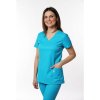 Zdravotnická košile VIKY SATTÉ Tmavý tyrkys