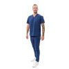 Zdravotnická košile DRAHOŠ, navy modrá – Perlička®