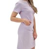 Zdravotnické šaty Mia SATTÉ® Lila Fialová