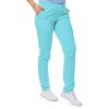 Zdravotnické kalhoty TINA Úplet Regular Světlý tyrkys