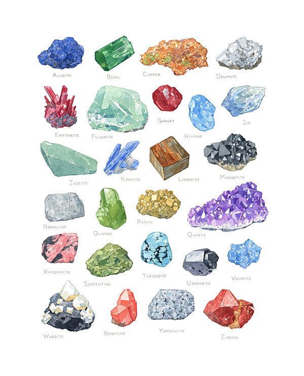 minerály