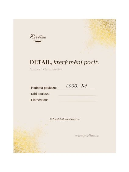 NewDárkový poukaz 2000