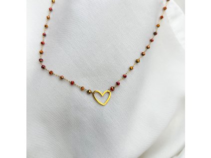 Náhrdelník Heart one Rose gold