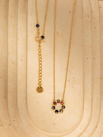 Minimalistický náhrdelník s kruhem (karma)