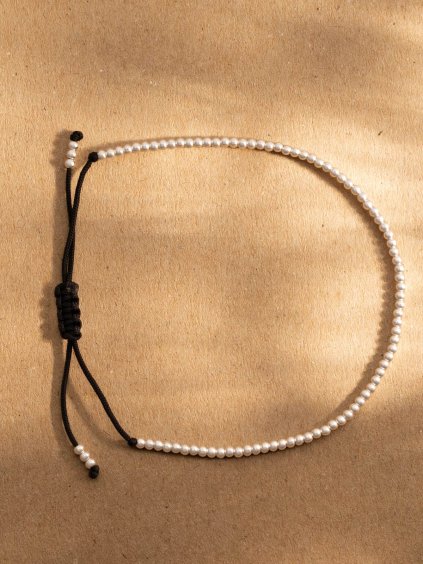 perlina naramek ball stribrny