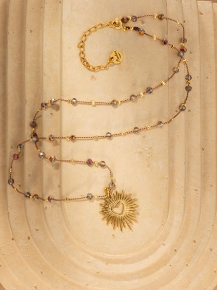 perlina nahrdelnik heart silk