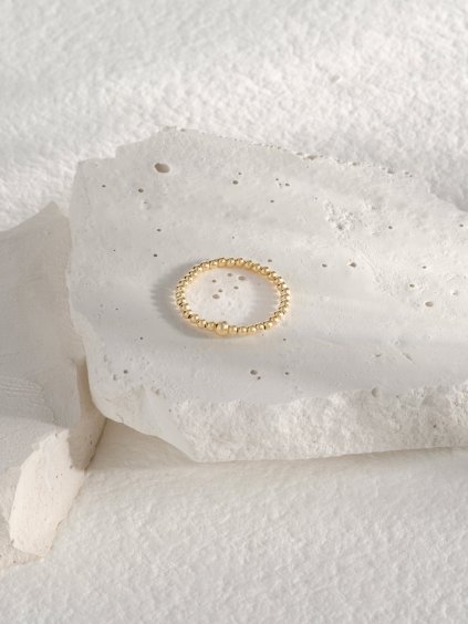 perlina prstynek ball gold filled