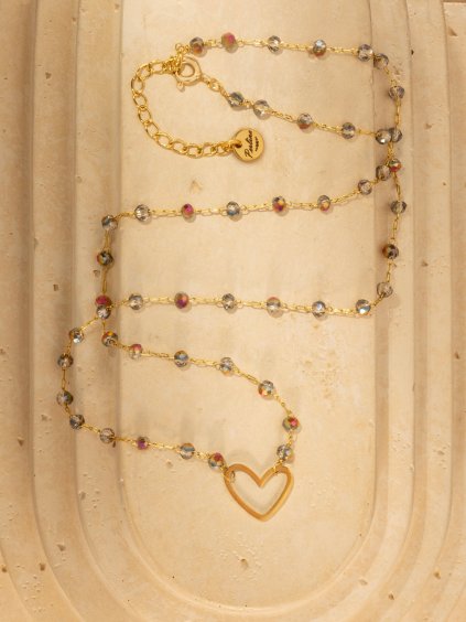 perlina nahrdelnik heart