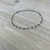 Řetízkový náramek SIMPLICITY s korálky hematit