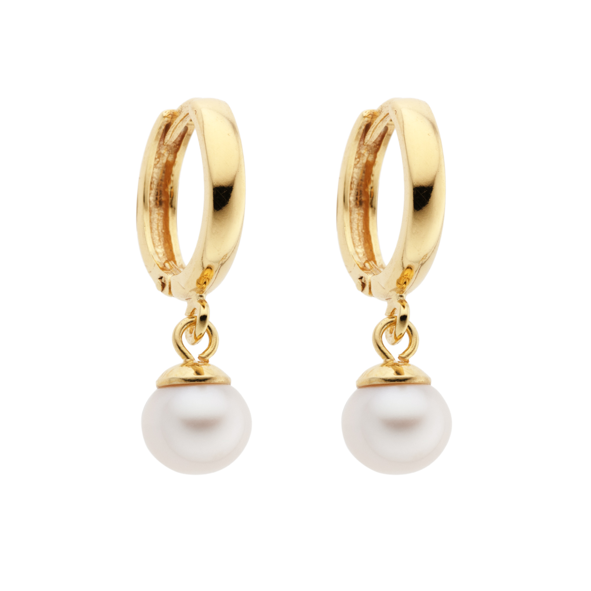 Náušnice kruhy s perlami - stálice mezi náušnicemi