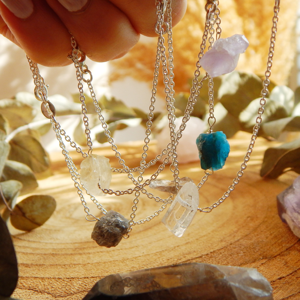 Šperky se surovými kameny – stejný 2x nenajdete