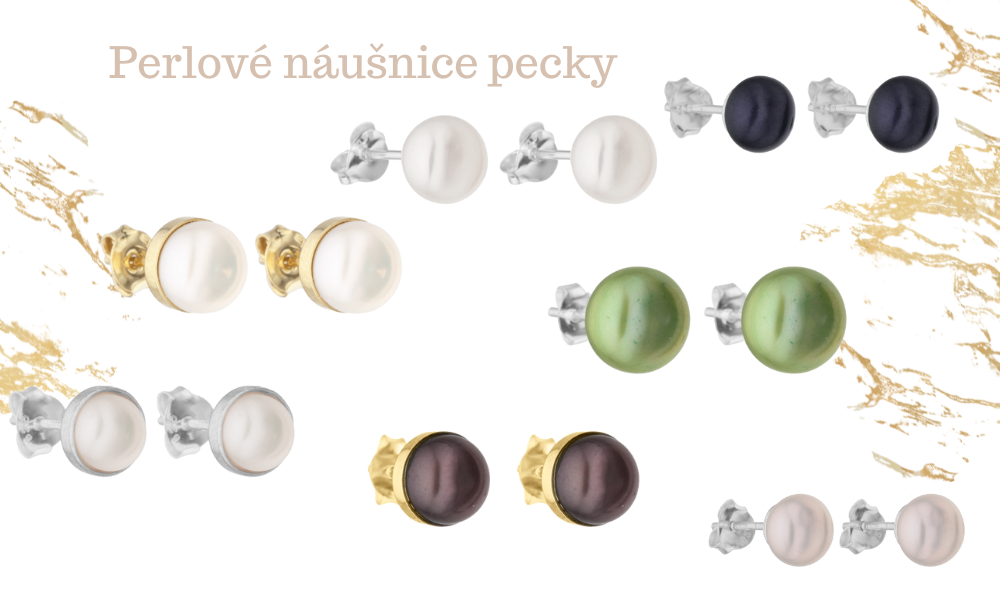 Perlové náušnice pecky, které můžete nosit pořád