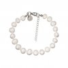 Náramek velké bílé perly LI4511