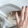 Perlový prsten akvamarín a  stříbro, ruční výroba šperků Perlomanie