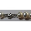 náhrdelník ze sladkovodních perel 7-8 mm, 60 cm se stříbrným uzávěrem