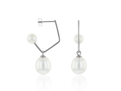 Atypické perlové náušnice