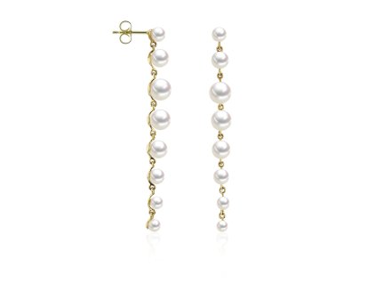 Náušnice se sladkovodními perlami