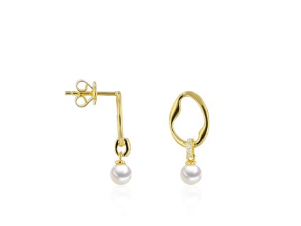 Náušnice se sladkovodními perlami