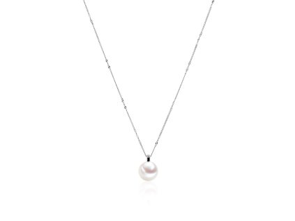 Stříbrný řetízek se sladkovodní perlou