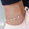 Náramek na nohu se sladkovodními perlami