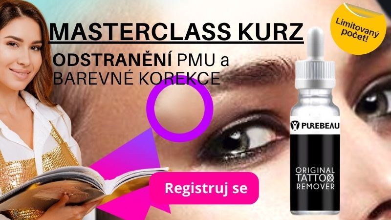 16. 5. 2025 Masterclass kurz Odstranění permanentního makeup a barevné korekce