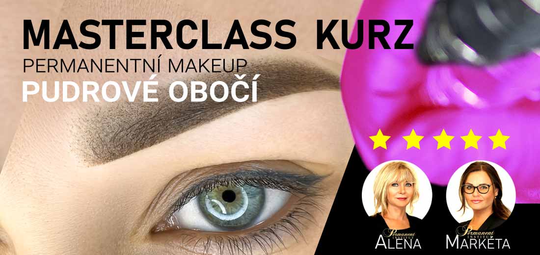 Masterclass kurz Permanentní makeup Pudrové obočí