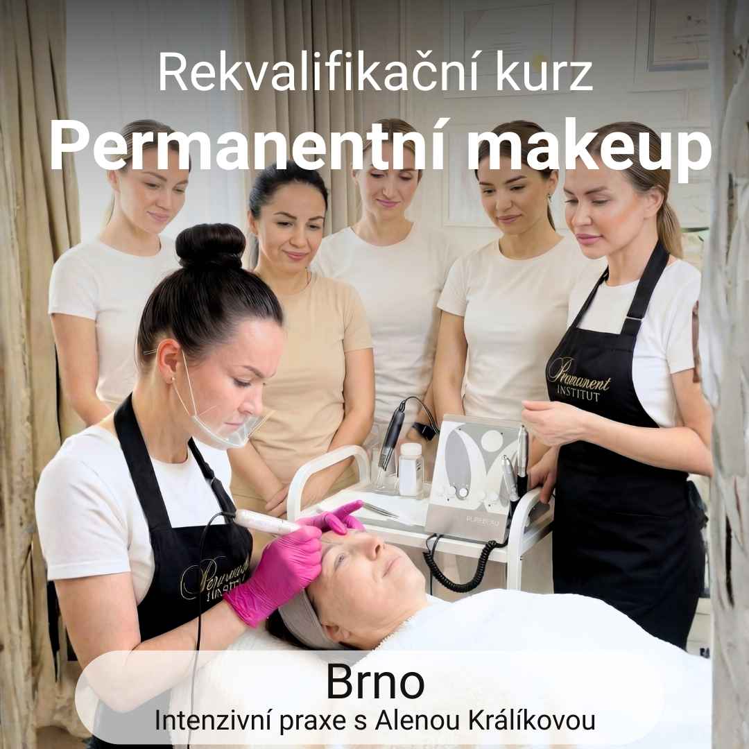 Rekvalifikační kurz permanentní makeup - Brno