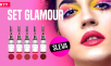 set barev Purebeau na glamour červené rty