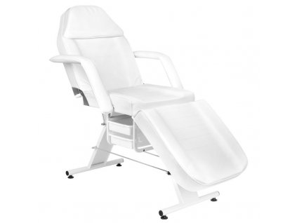 Bílá kosmetická židle Basic 202
