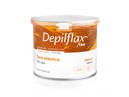 Depilflax 100 flexibilní depilační vosk plechovka 500ml přírodní