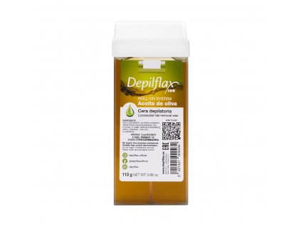 Depilflax 100 depilační vosk váleček olivový 110g