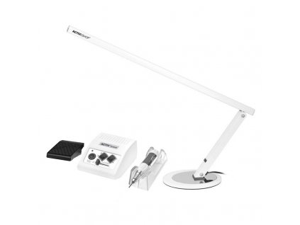 Bruska na nehty  Activ Power JD500  bílá + stolní lampa Slim 20W bílá