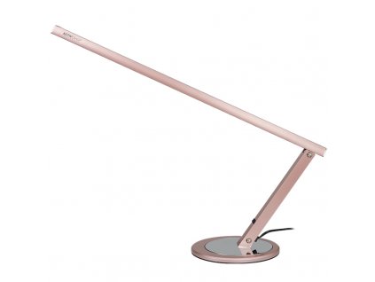 Kosmetická stolní lampa LED, růžovo zlatá