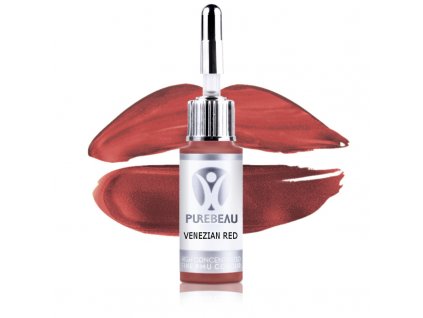Purebeau 26 Venezian Red barva na rty permanentni makeup 2021