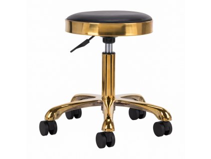 Kosmetické stolička M 1640 zlatá černá
