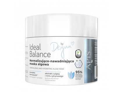 APIS Ideal Balance By Deynn, Normalizační a hydratační maska s řasami 100 g