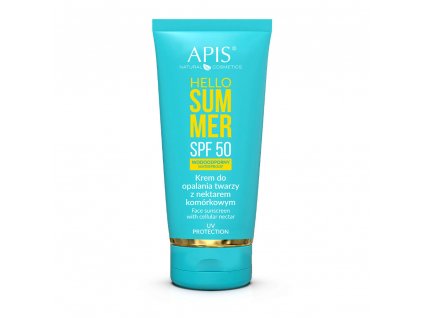APIS Hello Summer Spf 50, opalovací krém na obličej s buněčným nektarem 50 ml