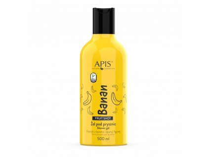 APIS Fruit Shot, Banánový sprchový gel 500 ml