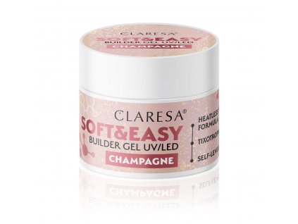 Claresa Soft&Easy stavební gel šampaňské 90g