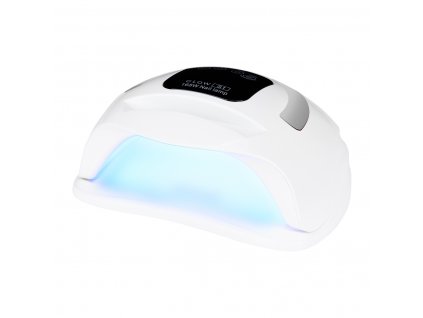 UV duální LED lampa na nehty Glow S1 168W stříbrná