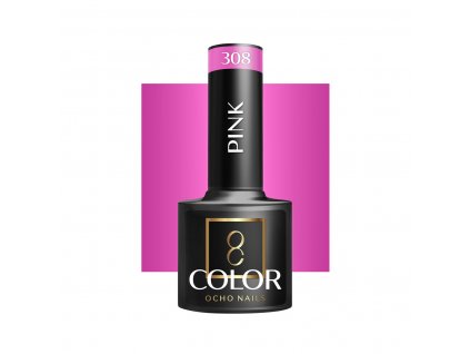 OCHO NAILS Hybridní lak na nehty růžový 308 -5 g