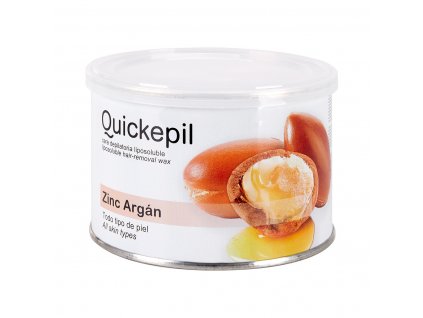 Quickepil depilační vosk plechovka zinek-argan 400 ml