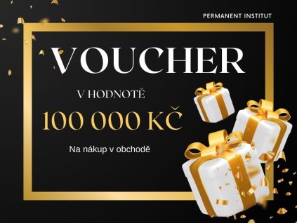 Voucher v hodnotě 100 000 Kč