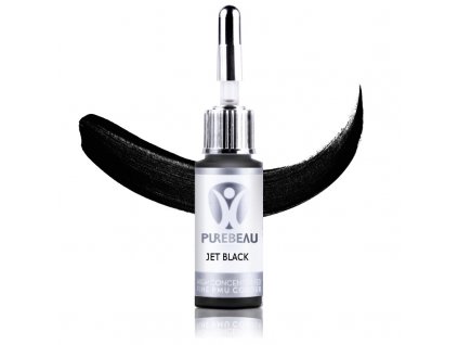 Purebeau Jet Black barva ocni linky permanentni makeup 2021